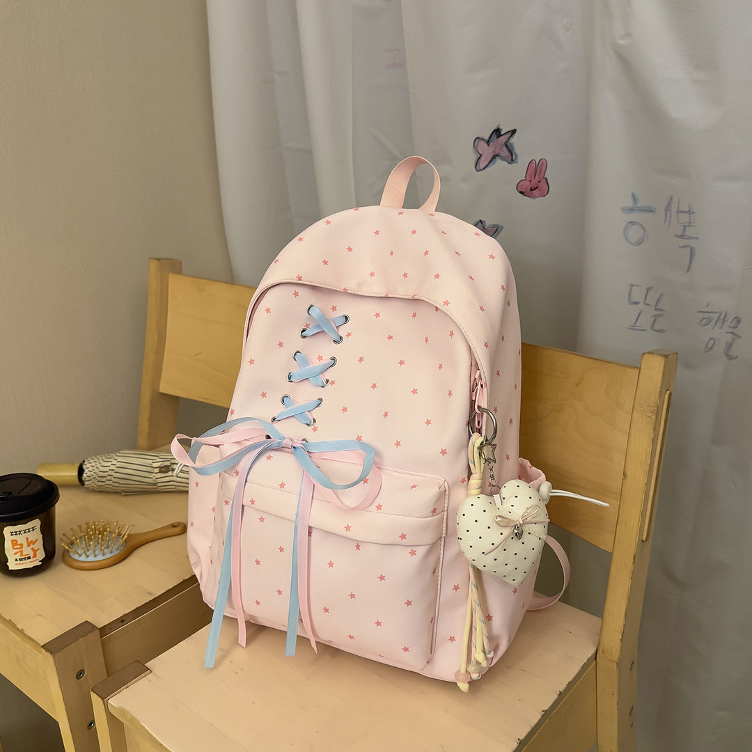 Charming Star-Embellished Backpack Kalsten