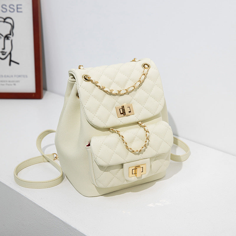 Chic Quilted Mini Backpack Purse