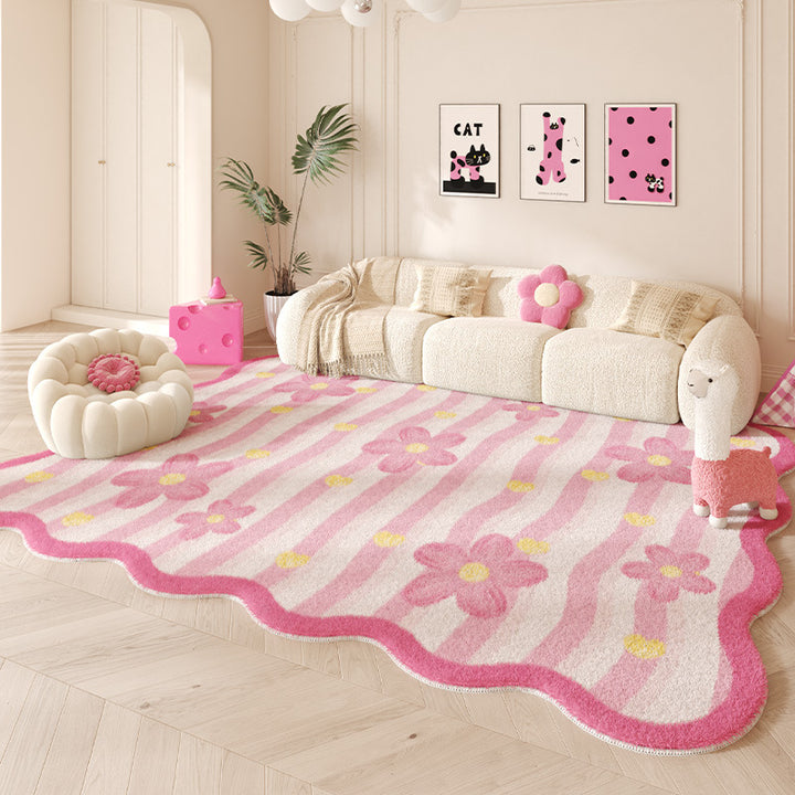 Playful Cat-Themed Area Rug