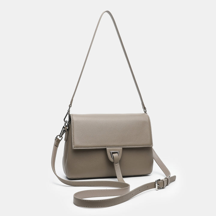 Elegant Faux Leather Crossbody Bag