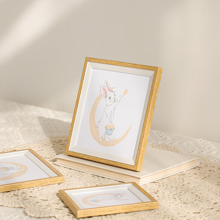Whimsical Bunny Art Frame Set