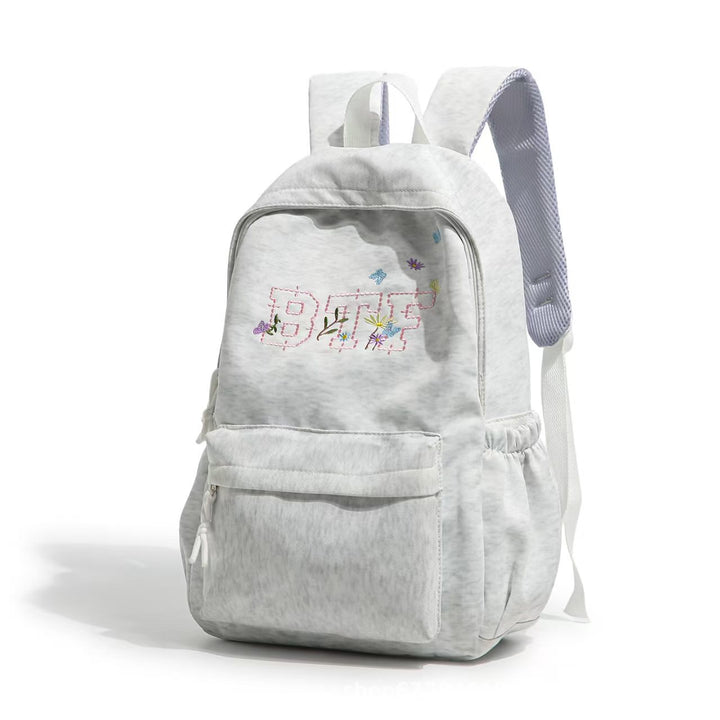 Embroidered Floral Pattern Backpack Kalsten