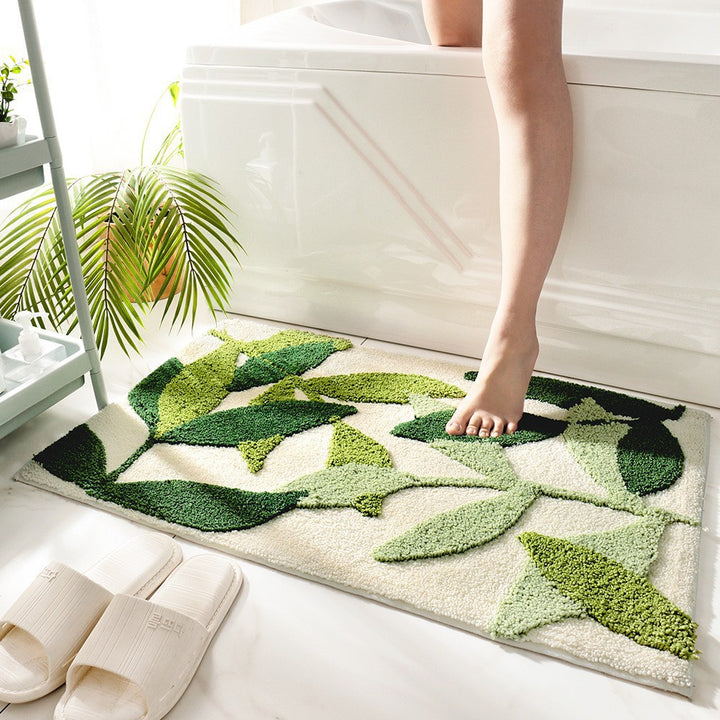 Textured Stone Pattern Bathroom Mat Kalsten