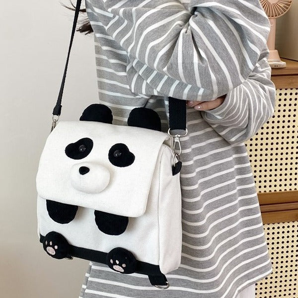 Cute Panda-Themed Mini Backpack