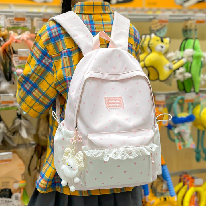 Playful Star-Patterned Backpack Kalsten