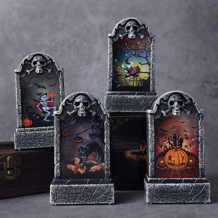 Decorative LED Haunted Graveyard Lantern Kalsten