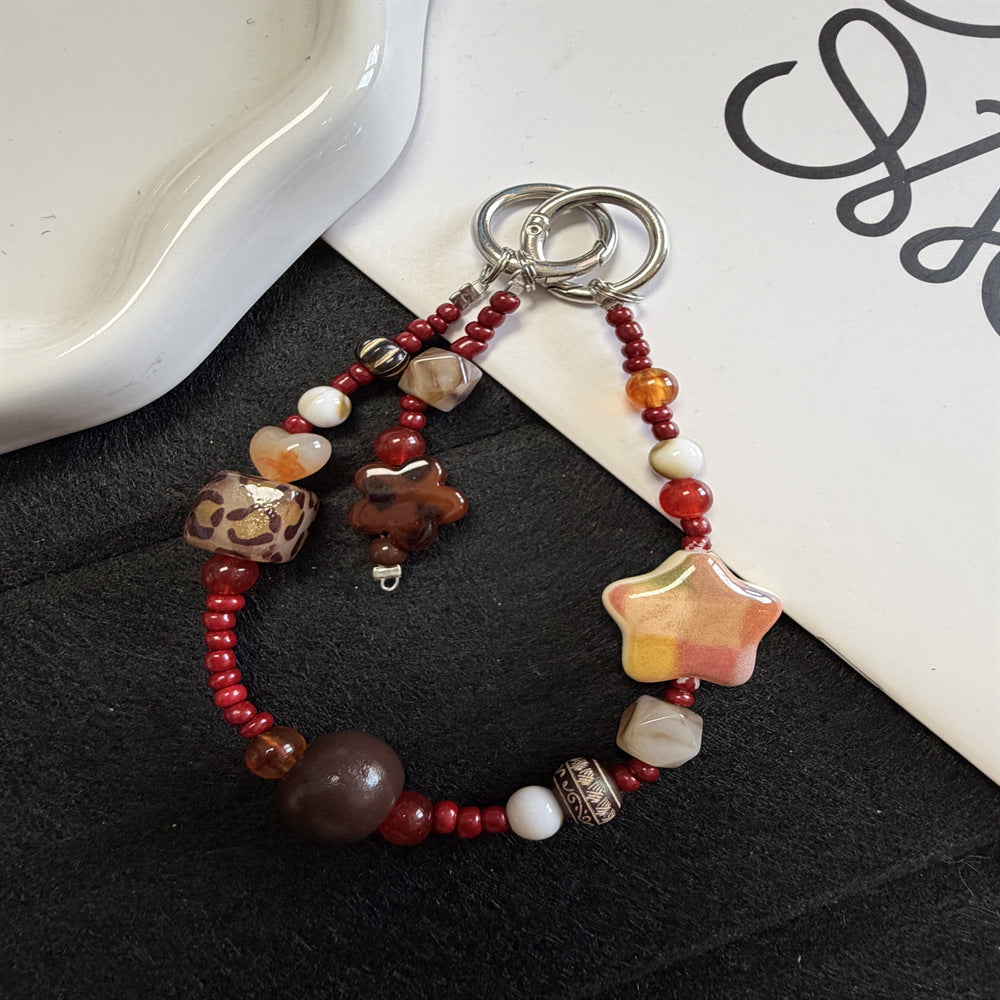 Decorative Beaded Keychain Kalsten 1790134471