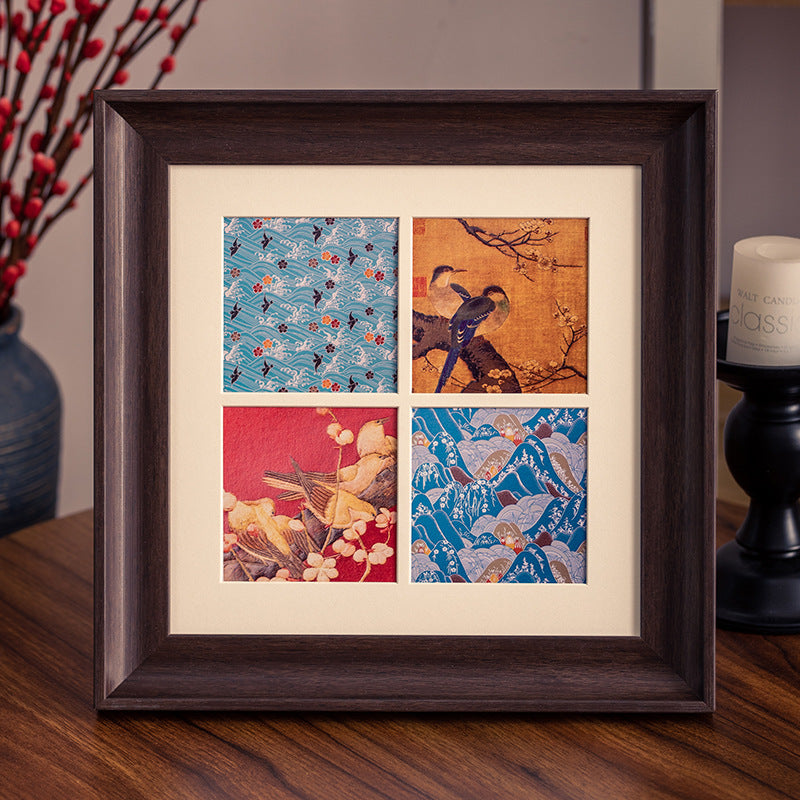 Artistic Framed Japanese Cultural Art Display