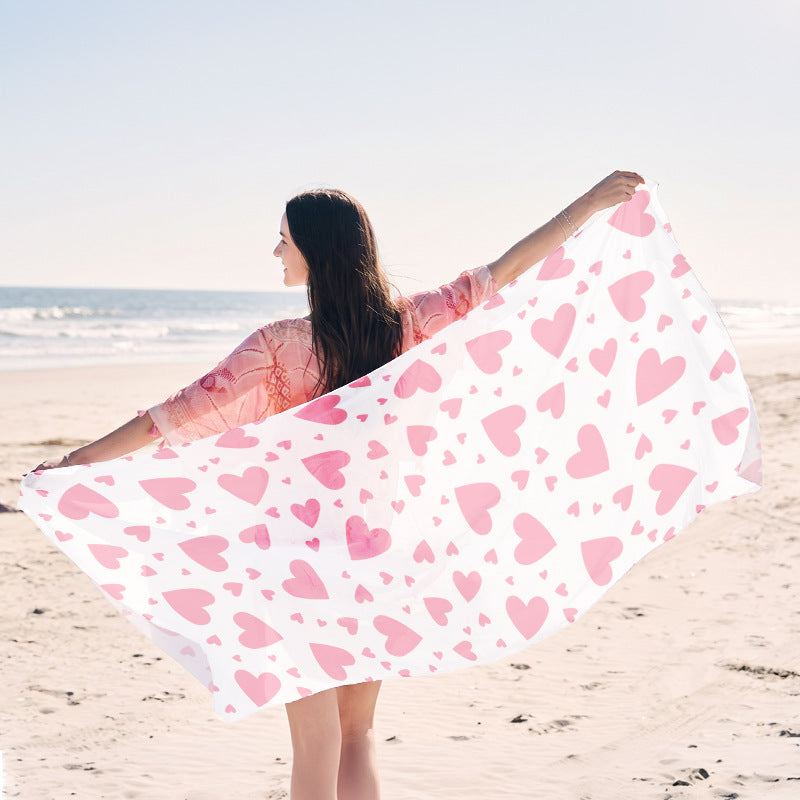 light beach towel with creative jellyfish design Kalsten