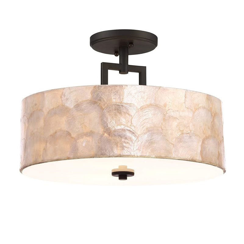 Modern Drum Ceiling Light Fixture