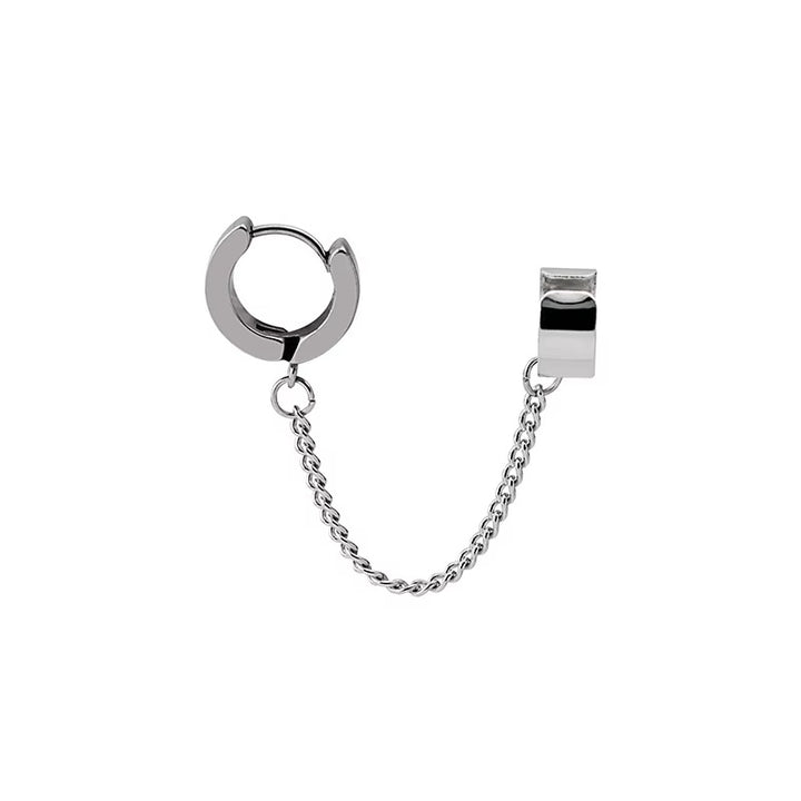 Stylish Silver Chain Link Ear Cuff Kalsten