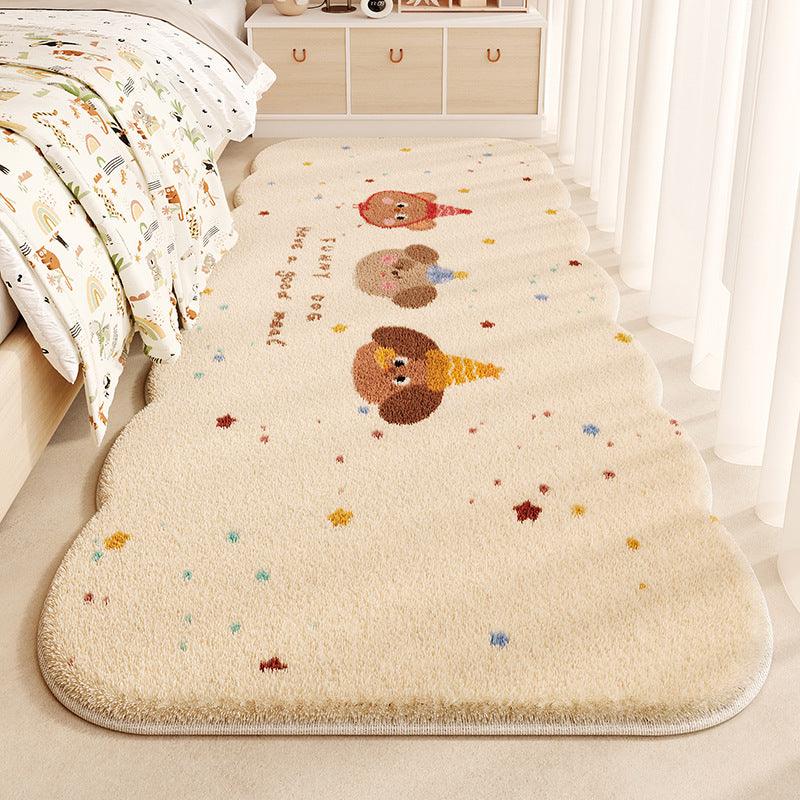 Children's Fun-Themed Plush Area Rug for Home