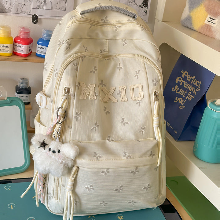 Floral Appliqué Stylish Backpack Kalsten