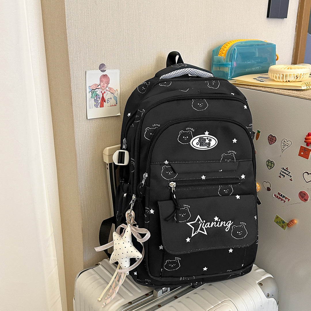 Cute Character-Printed Casual Backpack Kalsten