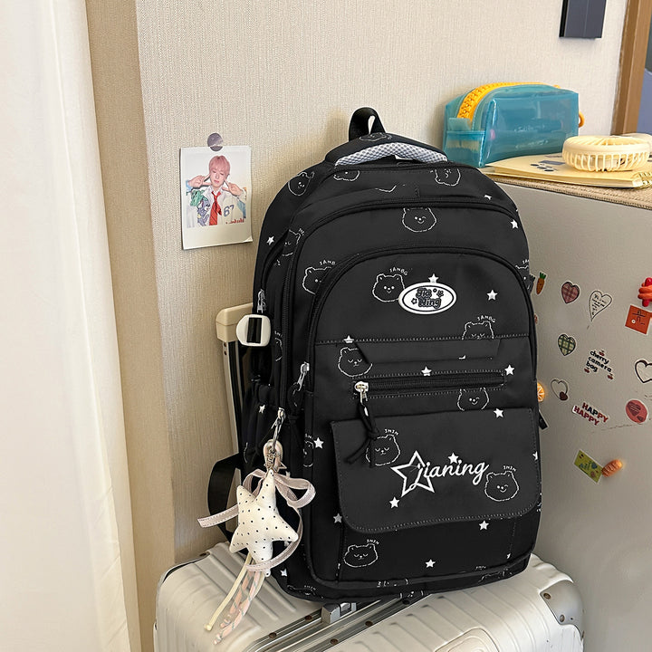 Cute Character-Printed Casual Backpack Kalsten