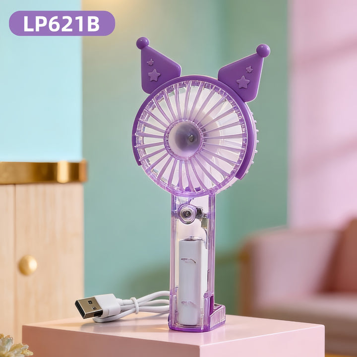 Ladies portable mini handheld fan in cute rabbit design Kalsten