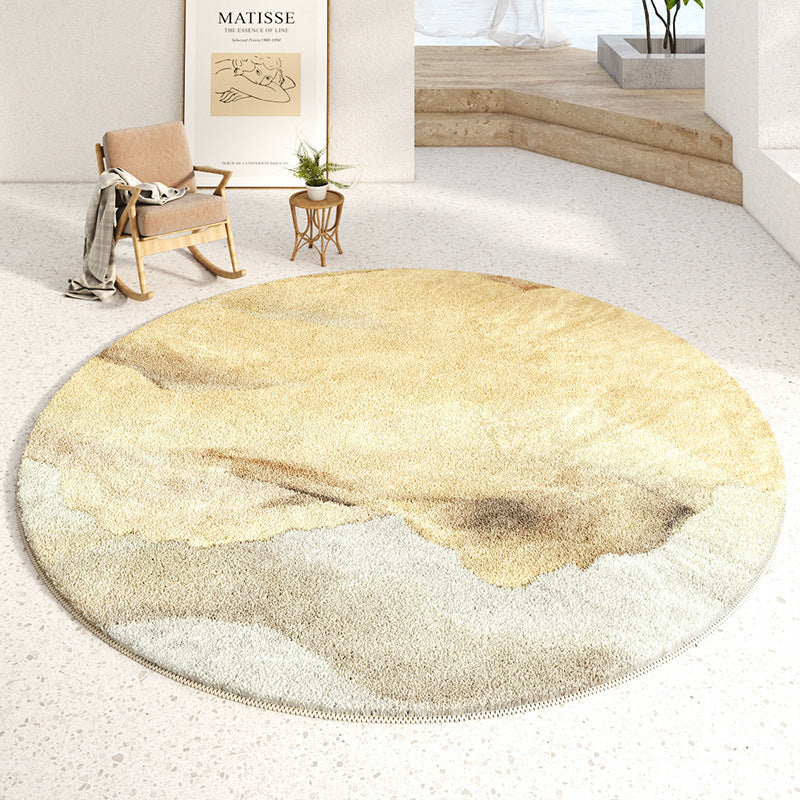 Plush Round Area Rug