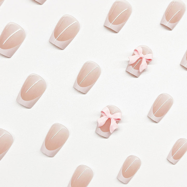 Decorative Bow Acrylic Nail Enhancements Kalsten