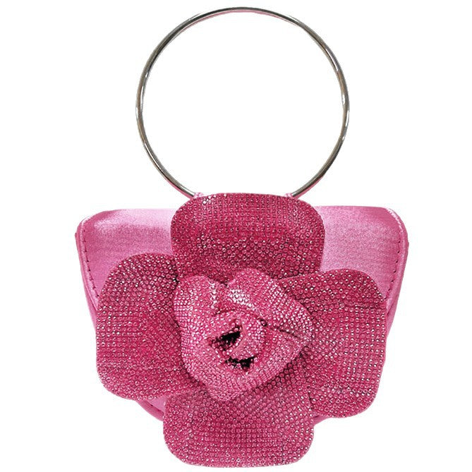 Floral Embellished Evening Handbag