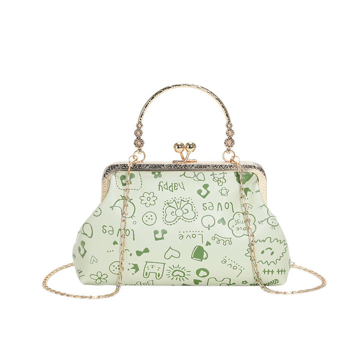 Whimsical Graphic Handbag