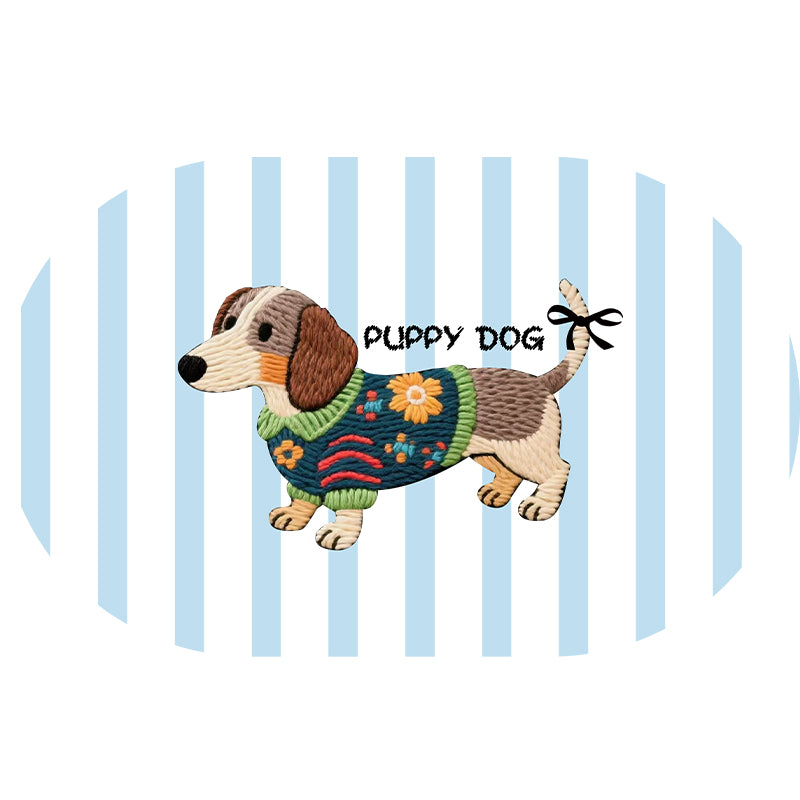 Charming Dog-Themed Bath Mat Kalsten