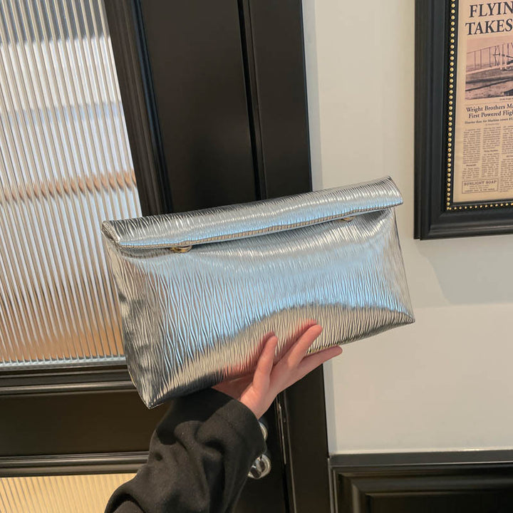 WoGlossy Textured Clutch Purse Kalsten