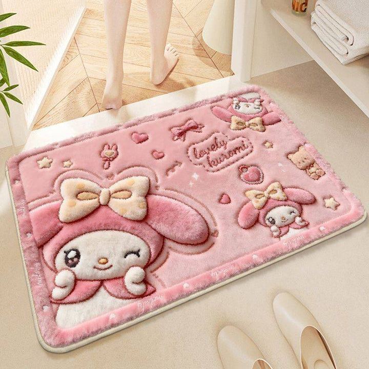 Cute Plush Cartoon Bathroom Mat