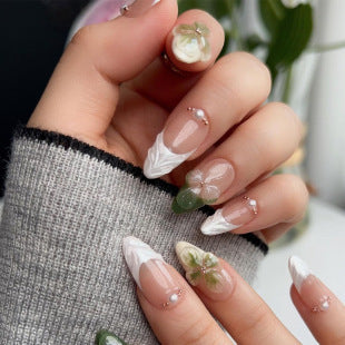 Glamorous Textured Acrylic Nail Enhancements Kalsten