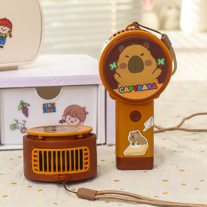 Portable Usb Mini Fan with Creative Capybara Design Kalsten