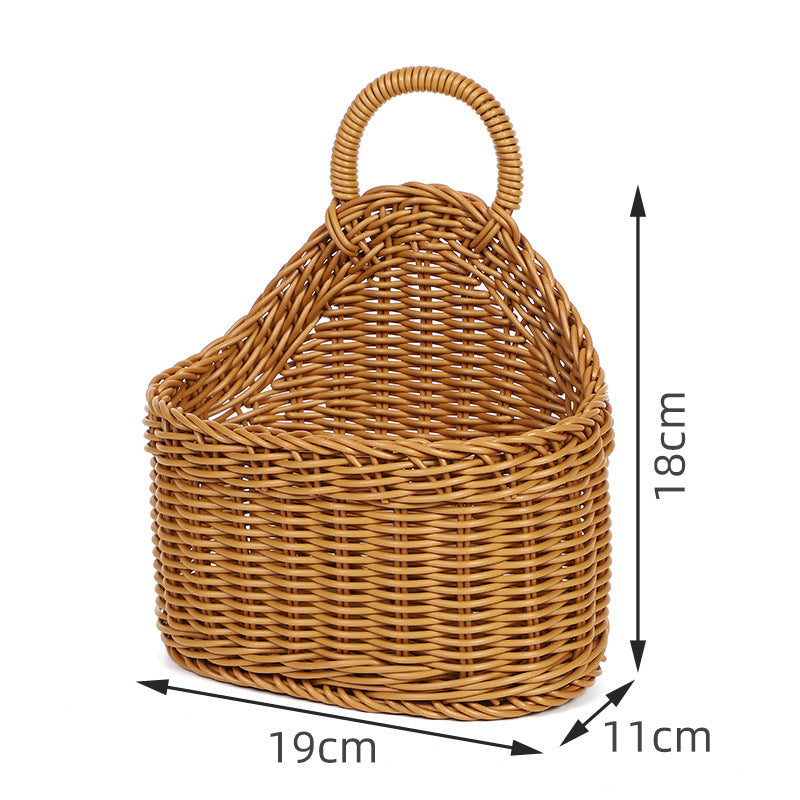 Handwoven Storage Basket with Sturdy Handle Kalsten