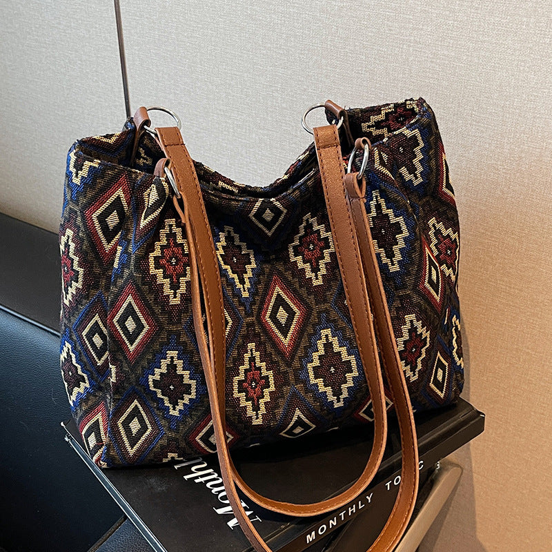 Bohemian Style Woven Handbag