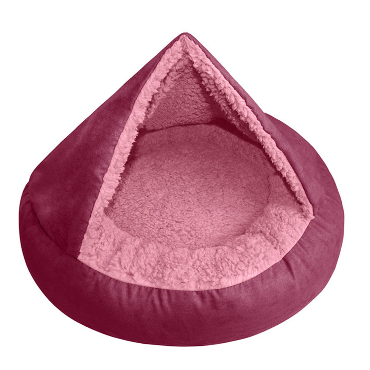 Cozy Triangle-Shaped Dog Bed