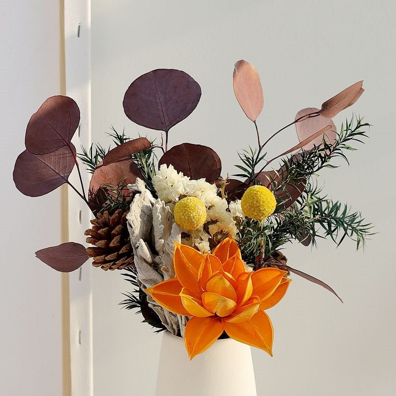 Dried Floral Decorative Arrangement