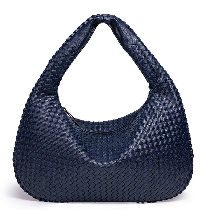 Woven Leather Shoulder Bag Kalsten