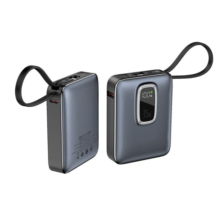 Portable power bank with integrated LED display and fast charging function Kalsten