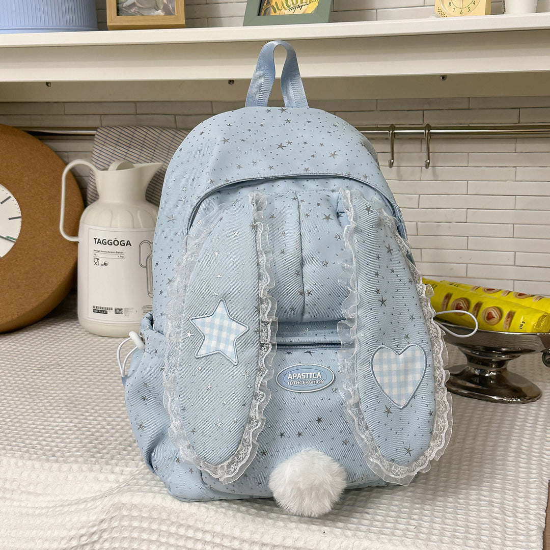 Whimsical Bunny-Ear Design Backpack Kalsten