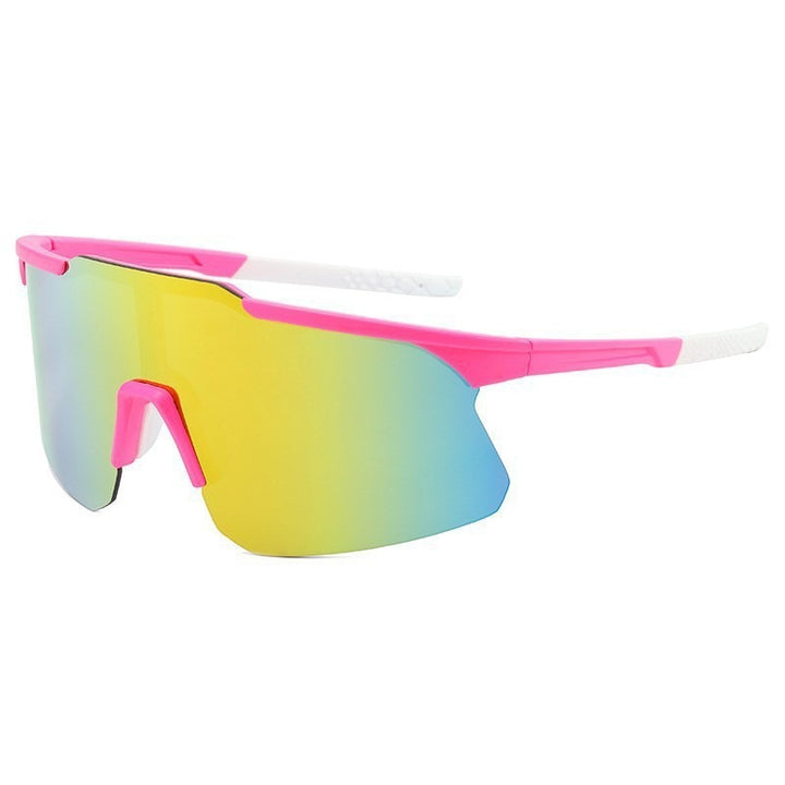 Unisex nan sporty performance sunglasses half rimless with polarized lenses and non-slip nose pad Kalsten