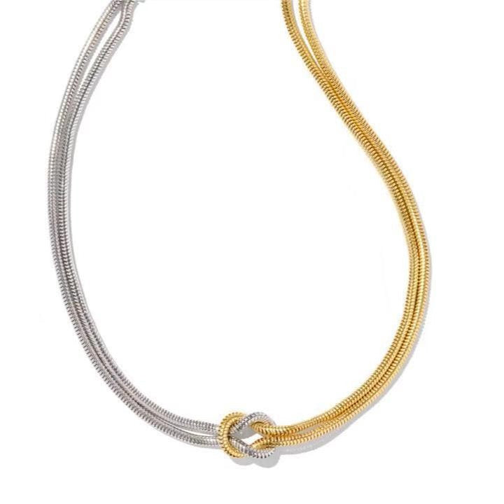 Elegant Dual-Strand Knot Bracelet Kalsten