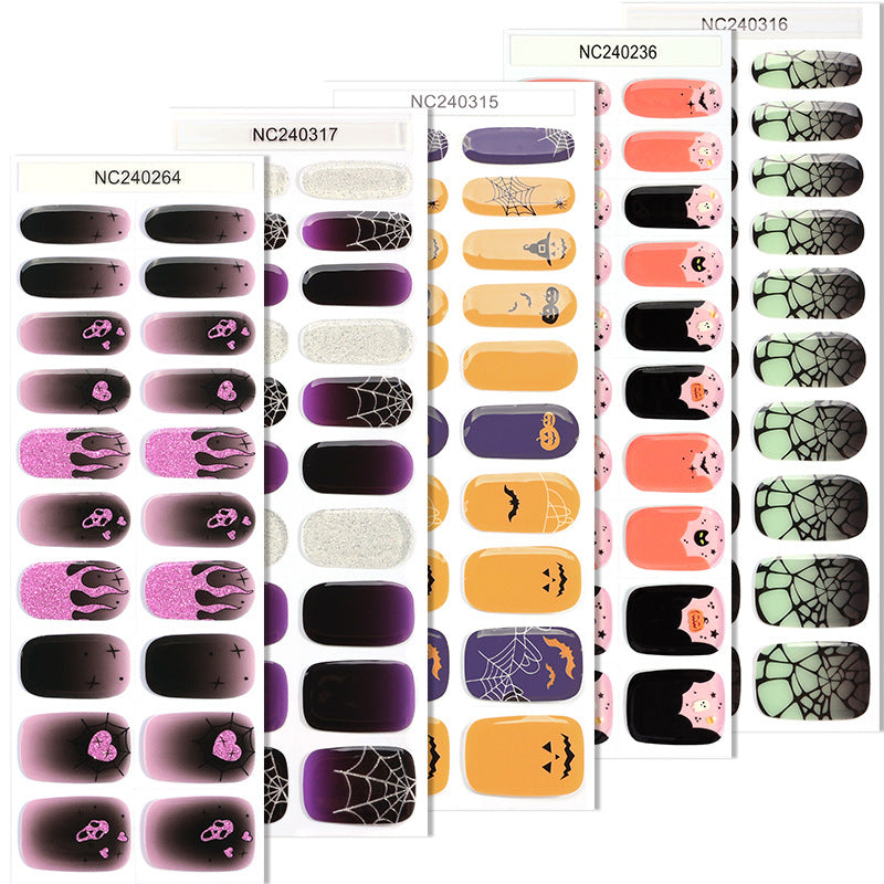 Gothic-Inspired Press-On Nail Wraps