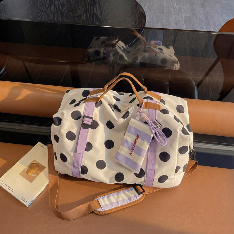 Fun Polka Dot Weekend Duffle Bag Kalsten