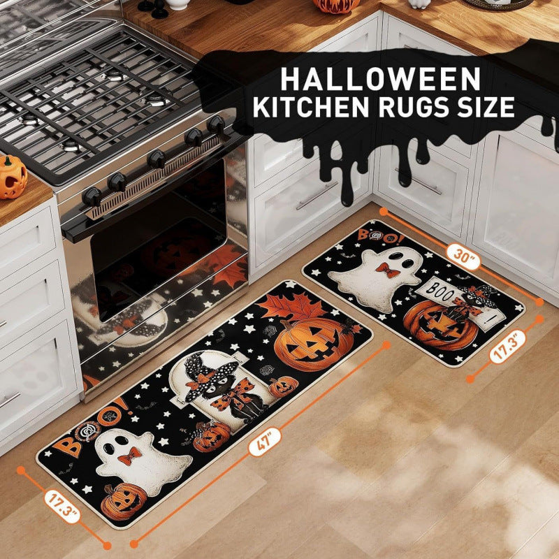 Floral Pattern Kitchen Comfort Mat Set Kalsten