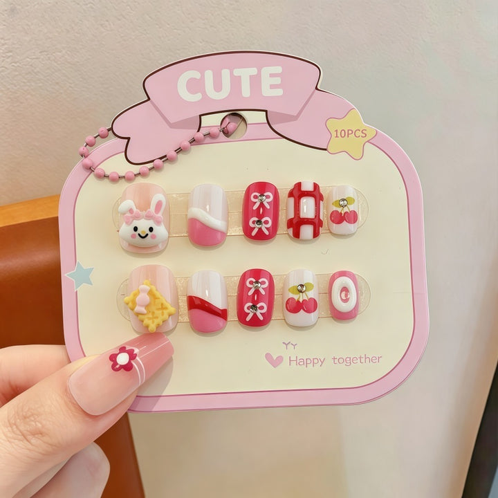 Creative artificial nails with 3D designs Kalsten
