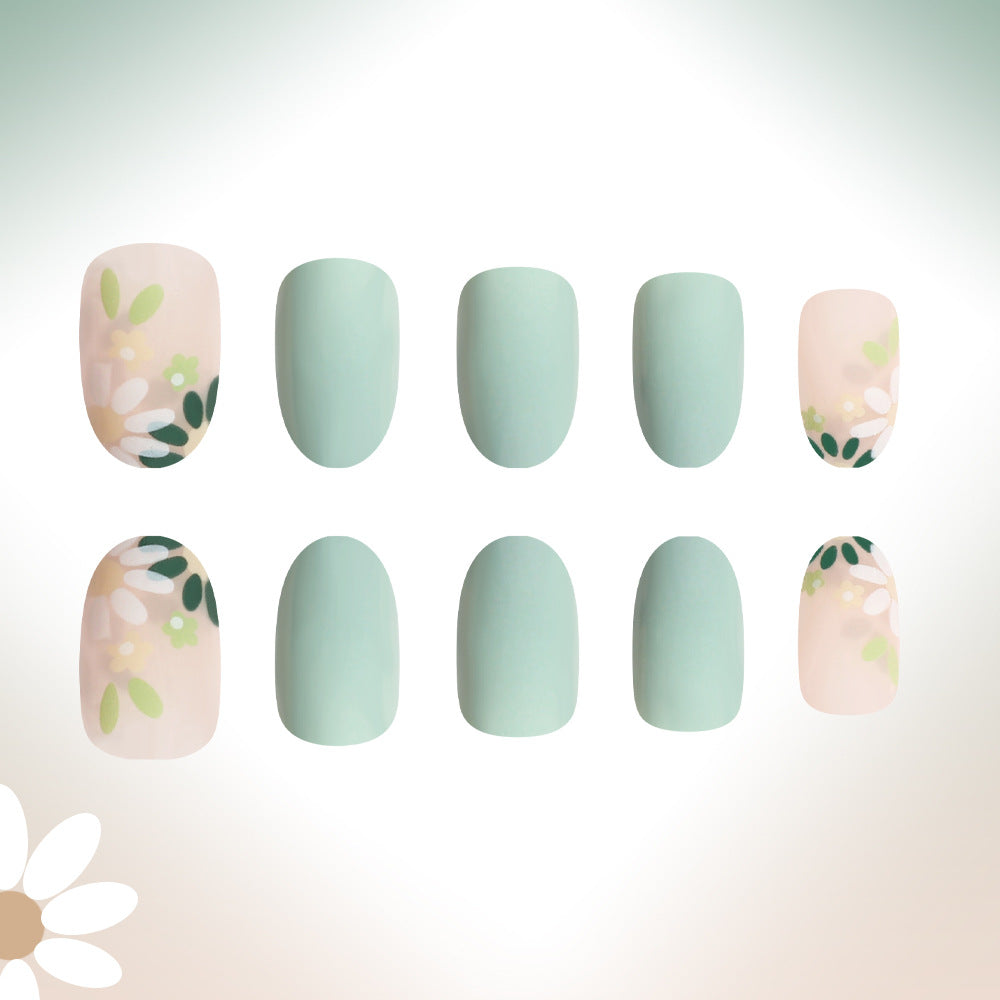 Press-On Floral Nail Art Set Kalsten