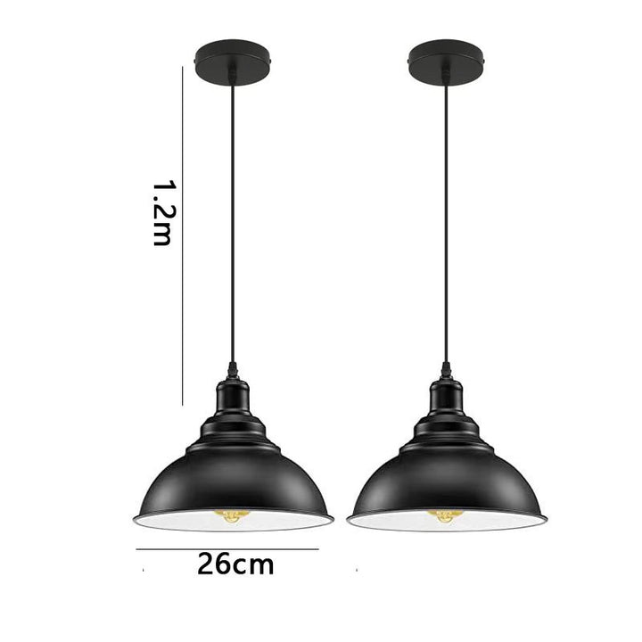 Industrial Dome Pendant Light