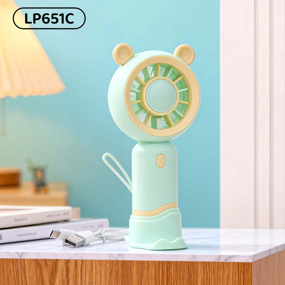 Women Portable USB Hand Fan with Cute Designs Kalsten