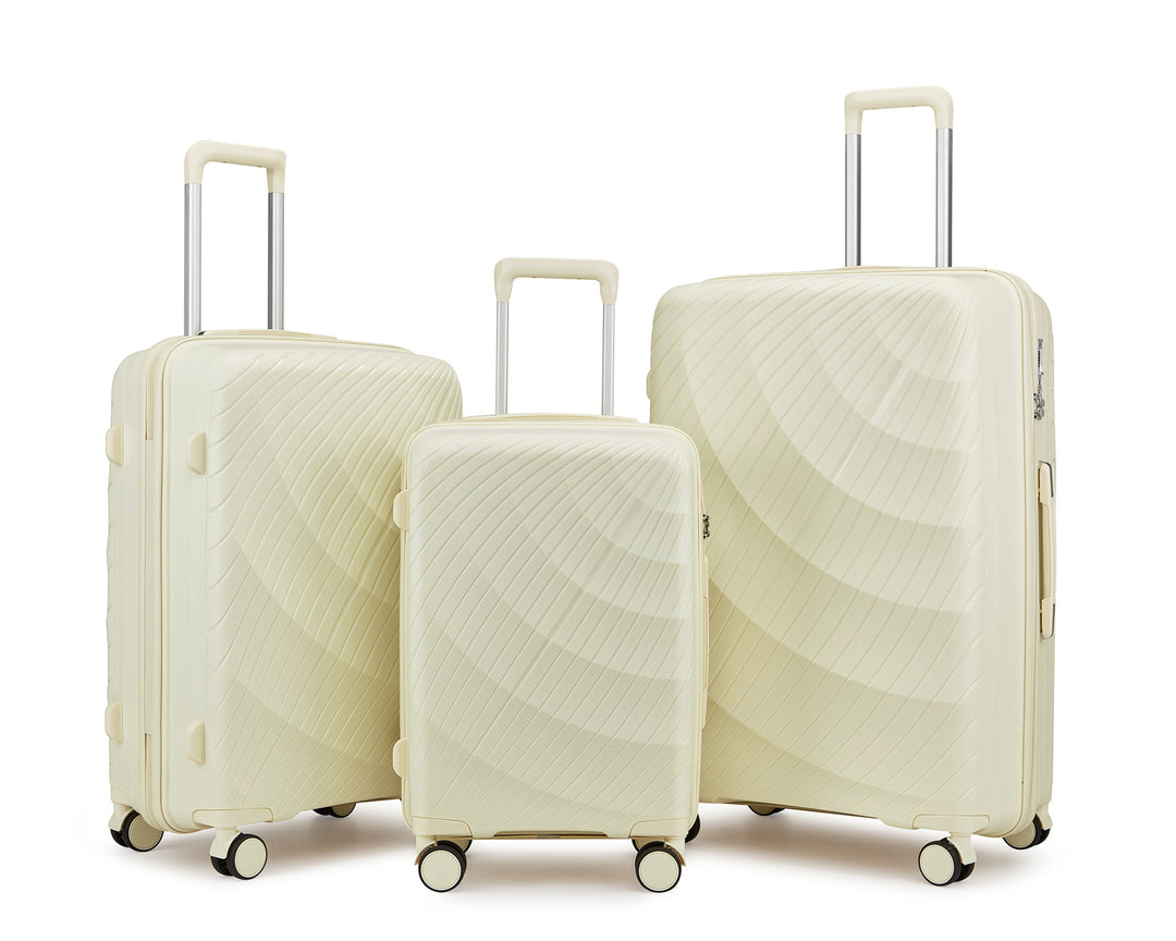 Unisex Premium Textured Hard Shell Luggage Set Kalsten