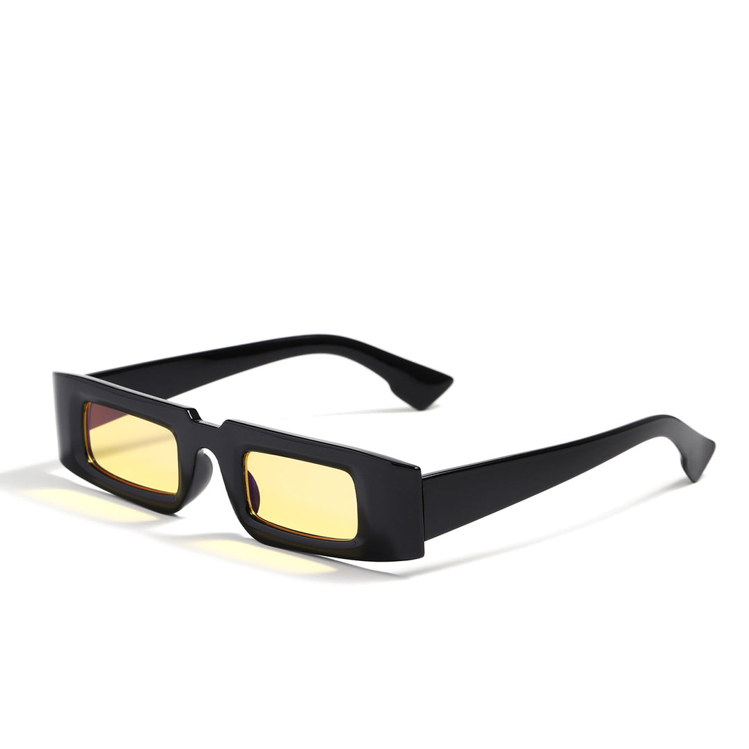 Women's fashionable geometric sunglasses with transparent frame and polarized lenses Kalsten