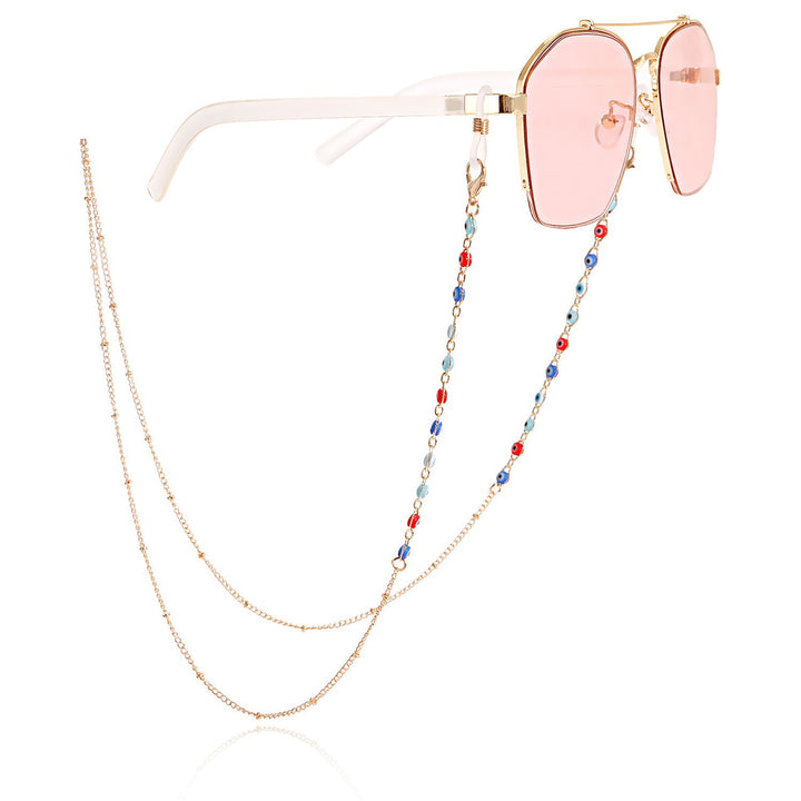 Stylish Sunglasses with Decorative Chain Kalsten