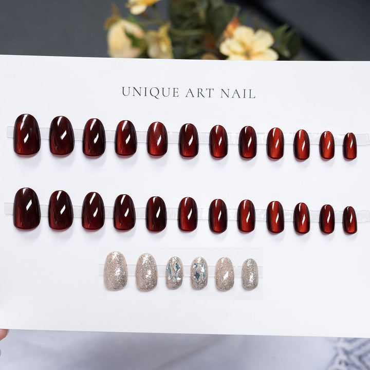 High Shine Press-On Nail Art