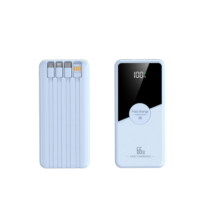 Multifunctional fast charging power bank with integrated cables Kalsten